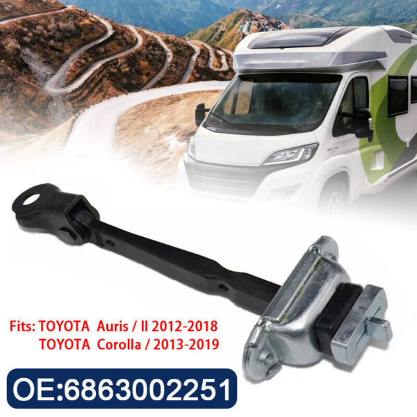 Rear Door Hinge Stop Check Strap Limitery Right Left Fits   Auris II 12-18 - Image 3