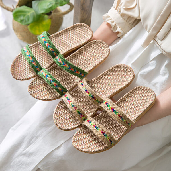 Women's Indoor Floor Platform Non-slip Flip-flops Household Slippers - Image 2