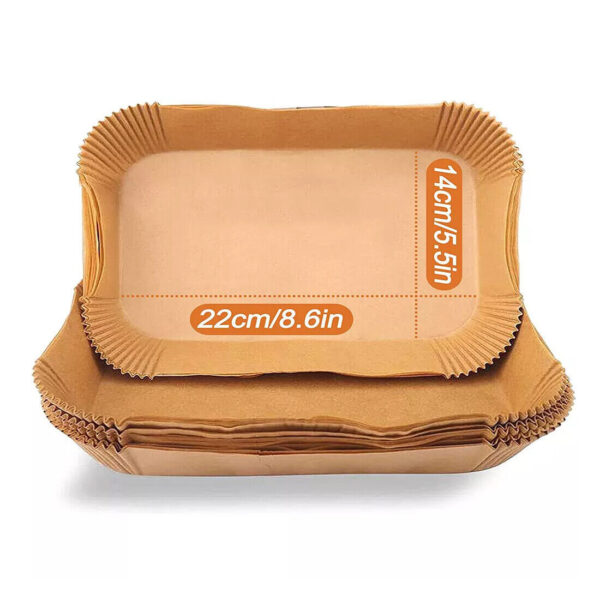 300x Air Fryer Liners Disposable Paper Liners Non Stick Parchment For Dual - Image 4