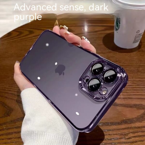 Suitable Crystal Transparent Hard Phone Case Simple Protective Cover - Image 7