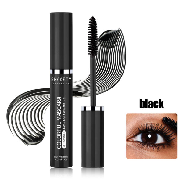 Color Mascara Waterproof Not Smudge Long Thick - Image 8