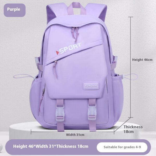 School Trends Backpack Simple Large Capacity - Image 4
