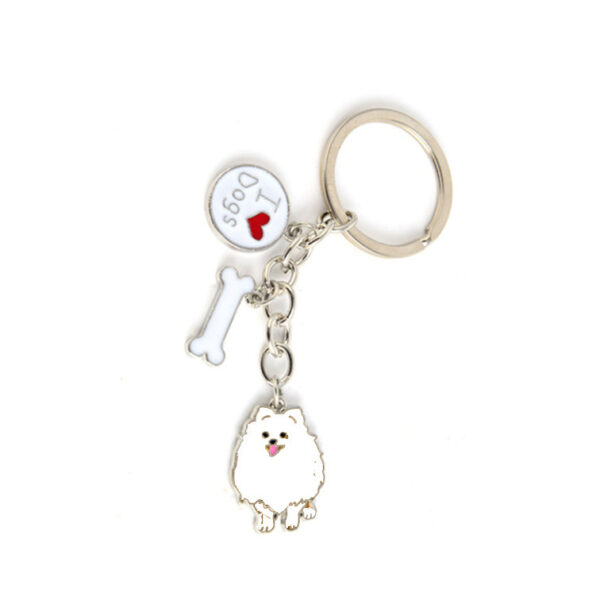 Pet Dog Car Key Ring Creative Metal Keychains - Image 6