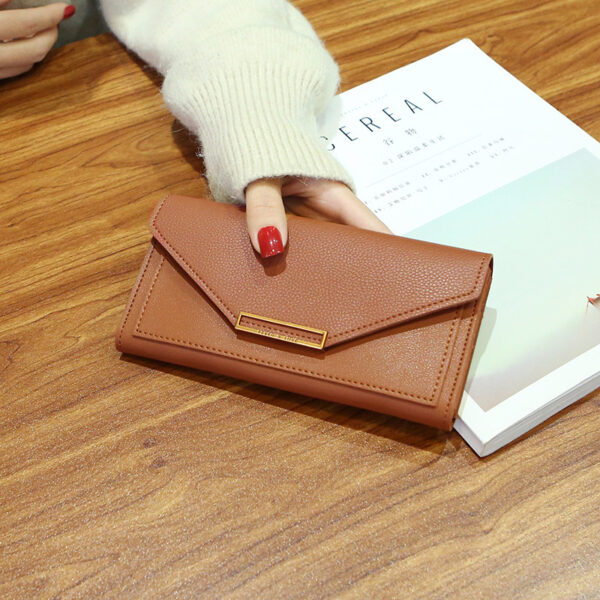 A Multi-functional Buckle Retro Thin Coin Purse From Japan And South Korea - Image 10