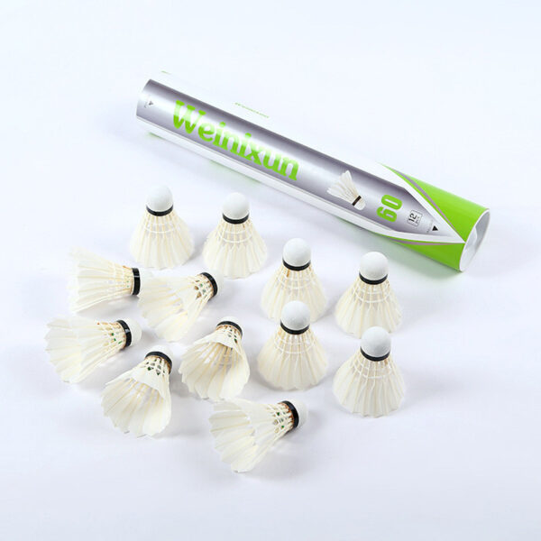 Goose Feather Badminton Resistant 12 Pack Training - Image 4