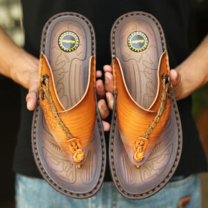 Plus Size Herringbone Outdoor Slippers