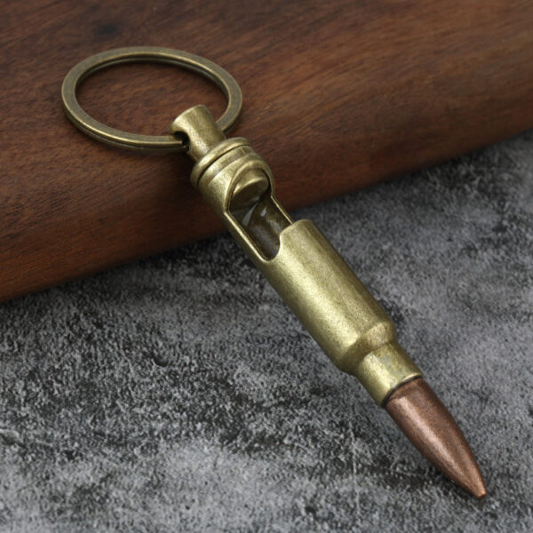 Metal Keychains Bullet Bottle Opener Creative Pendant - Image 9