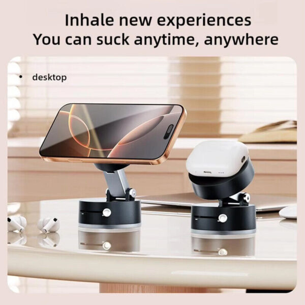 NEW Vacuum Magnetic Suction Cup Car Phone Holder Stand Car Mount 360 Rotation - Image 6