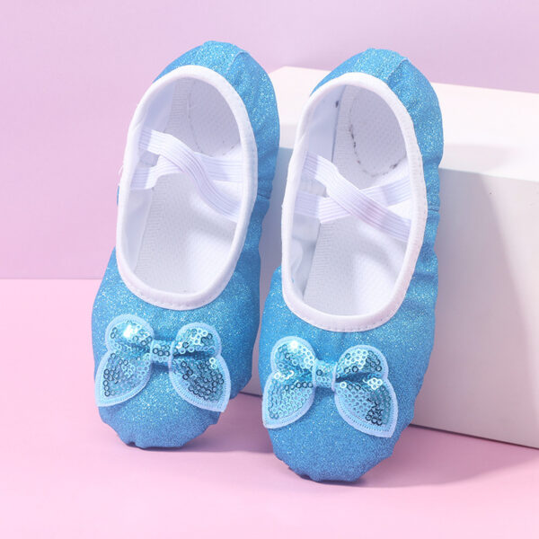 Children's Dance Soft Bottom Training Shoes Kids Ballet Shoes - Image 4