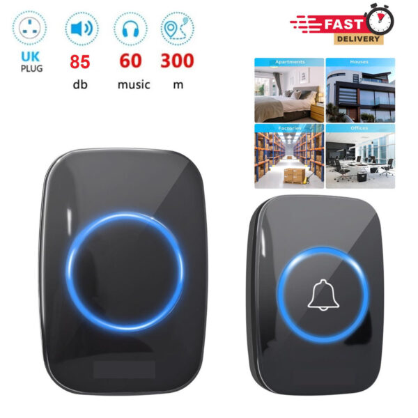 A 1-on-1 Black Doorbell - Image 3