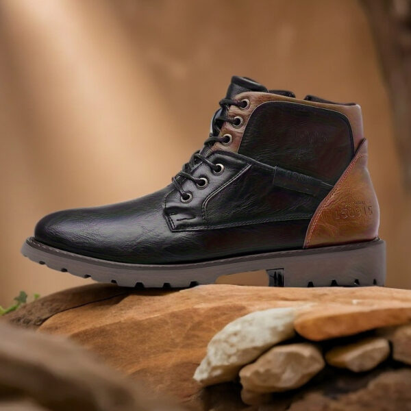 Martin Boots Men's Boots Plus Size Zipper Ankle Boots - Image 3