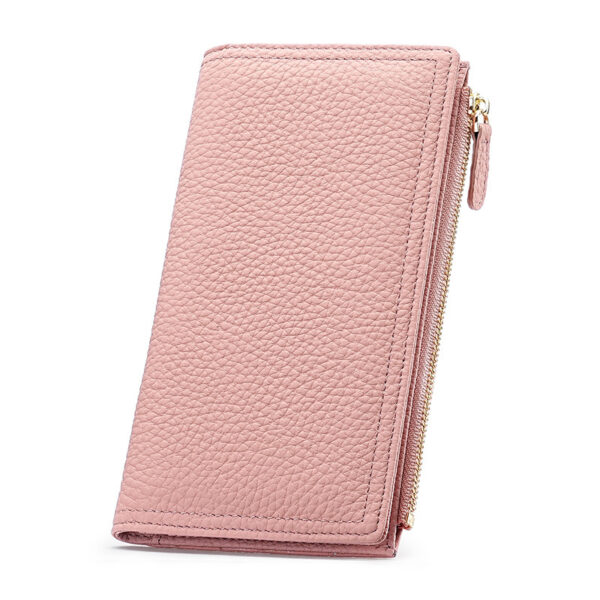 Women's Cowhide Anti-magnetic Anti-theft Long Wallet - Image 2