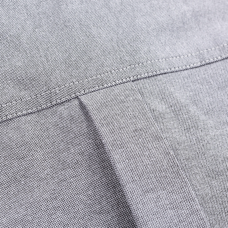 Pure Cotton Washed Oxford Woven Shirts Men - Image 5