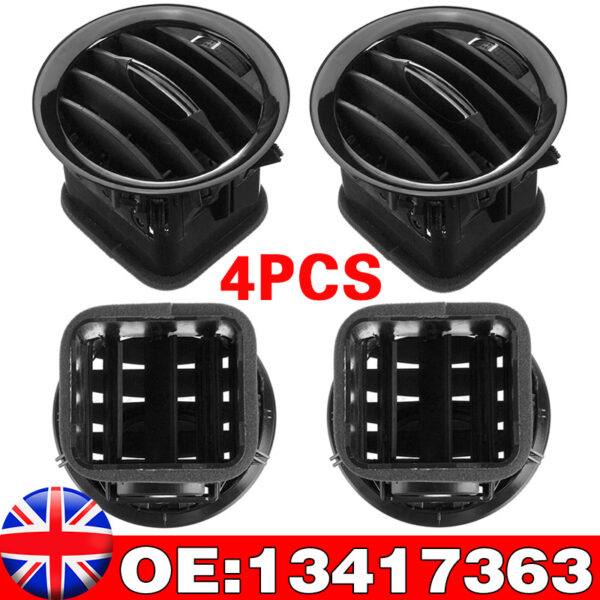4PCS Interior Air Vent Grille Nozzle 13417363 For Vauxhall Adam Corsa D - Image 7
