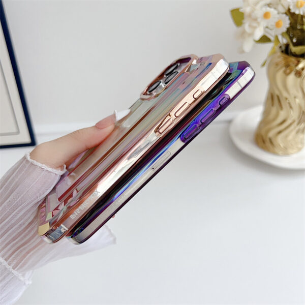 Electroplating Laser IPhone15pro Max Suitable For 14 Creative Phone Case 12 Colorful 15pro Female - Image 5