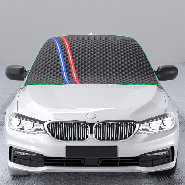 Car Sun Shade Half Car Cover Winter Anti-freezing Rain Frost Sun Block And Dustproof Sunshade Half-length Car Cover Snow Cover - Image 5