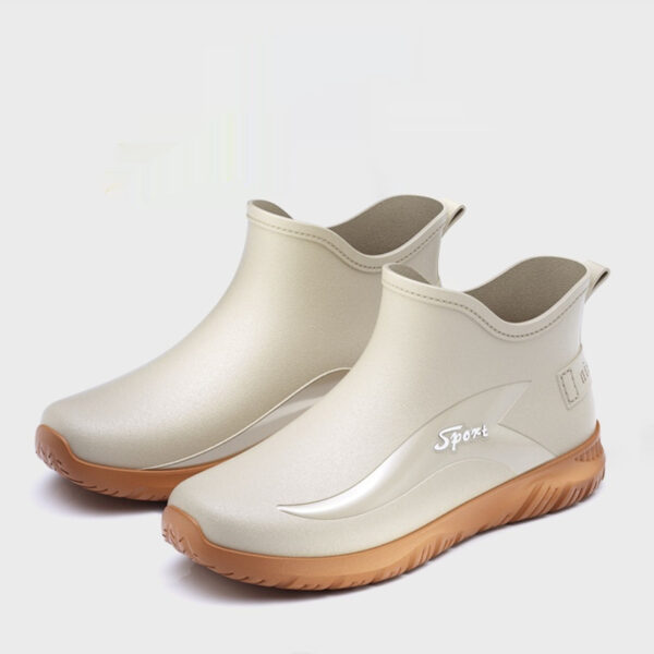Fashion Non-slip Flat Short Rubber Boots Men - Image 2