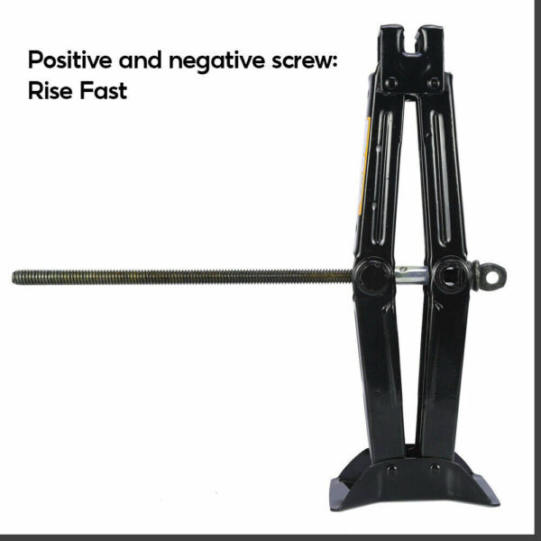 2.5 Ton Tonne Scissor Jack Lift Wind Up For Car Van Garage W Crank Speed Handle - Image 6