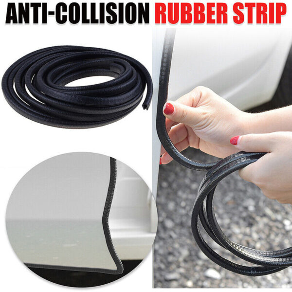 4.5M Car Door Boot Edge Protector Strip Trim U Shape Guard Seal Rubber Black UK - Image 5