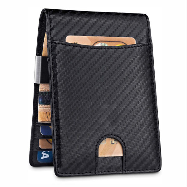 Pure Leather Rfid Men's Anti-theft Swiping Amazon Card Cover Card Holder - Image 4