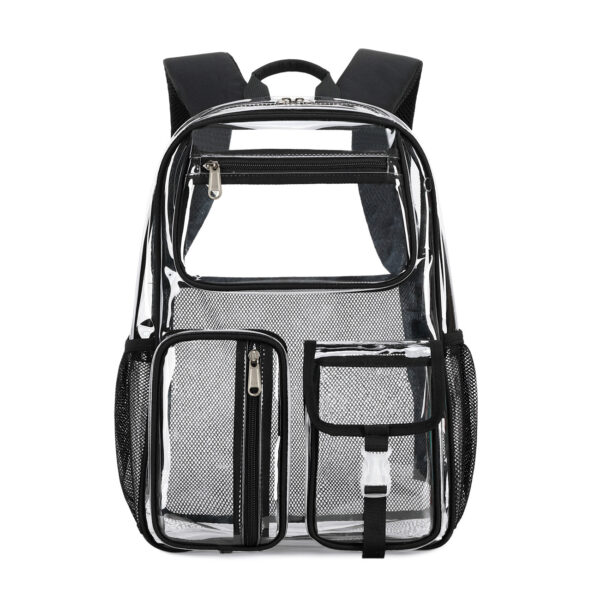 Transparent Jelly Pack Middle School Student Schoolbag Large Capacity Backpack - Image 3