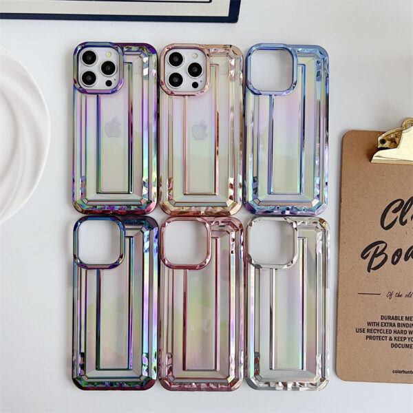 Electroplating Laser IPhone15pro Max Suitable For 14 Creative Phone Case 12 Colorful 15pro Female - Image 4