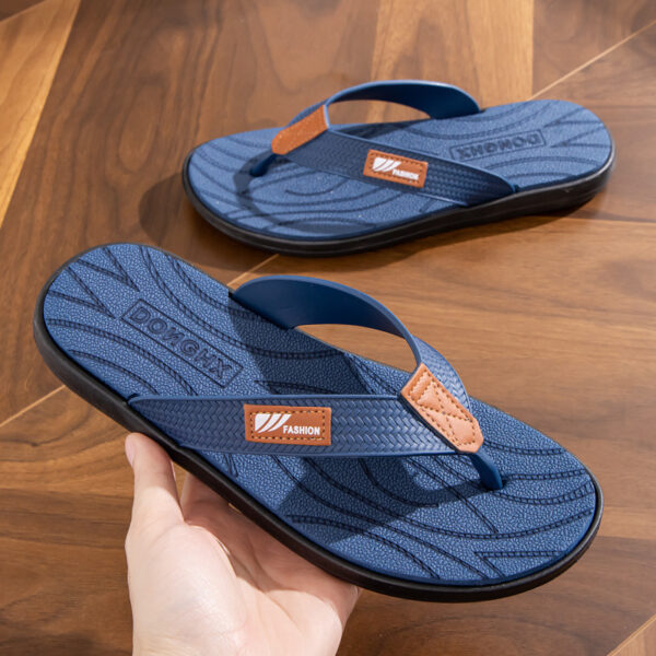 Men's New Summer Platform Slippers Non-slip Sandals - Image 7