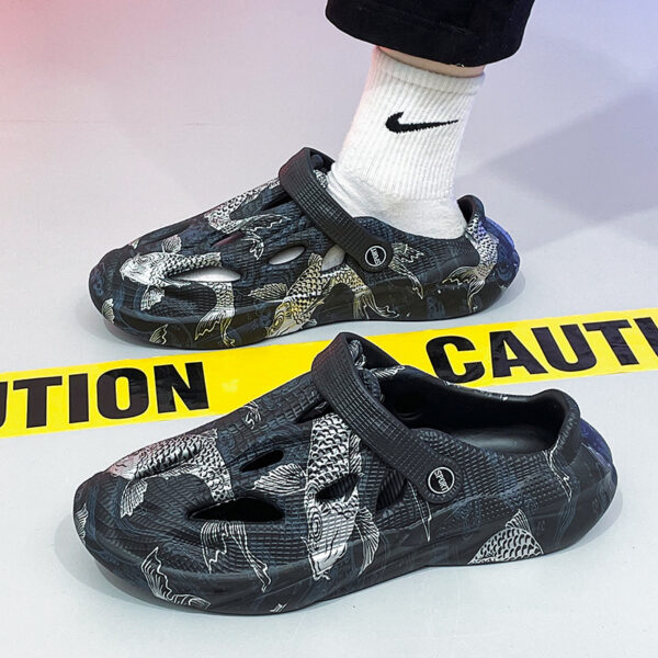 Camouflage Sandals Men's Beach Toe Cap - Image 3