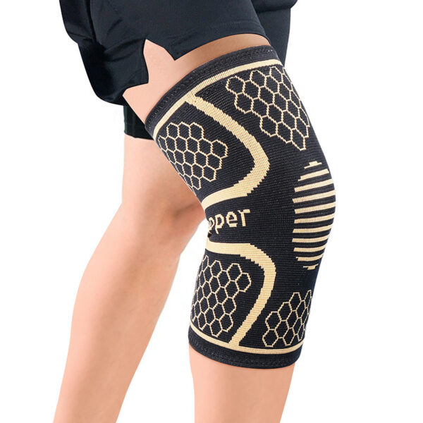 Knitted Knee Badminton Running Fitness Copper Fiber Pads - Image 7