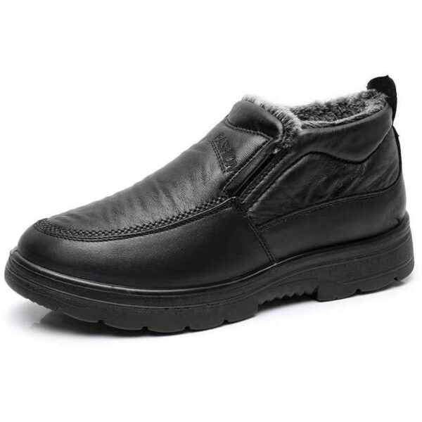 Winter Middle-aged And Elderly Thickened Non-slip Waterproof Fleece-lined Cotton Shoes - Image 6