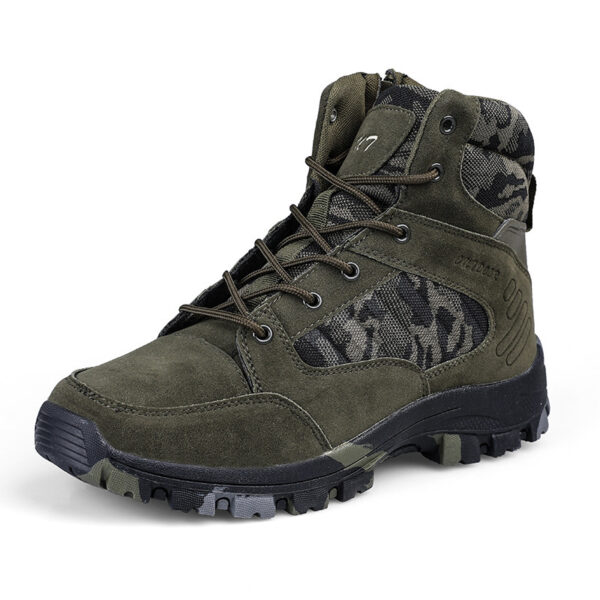 Outdoor Travel Men's High-top Hiking Shoes - Image 3