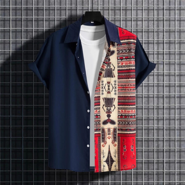 Men's 3D Printed All-matching Retro Fashion Shirt - Image 6
