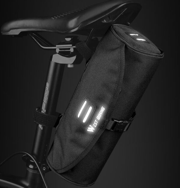 Multifunctional Bike Bag Scooter Electric Folding Bicycle Handlebar Bag Rainproof Frame Saddle Cycling Accessories - Image 2
