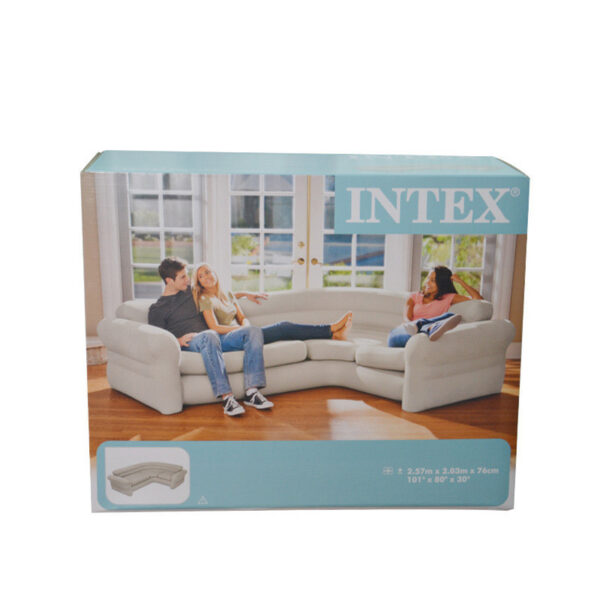 Fashion Lazy Inflatable Double Sofa Bed - Image 2
