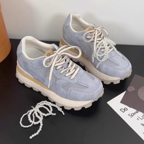 Niche Height Increasing Insole Cortez Platform Shoes - Image 6