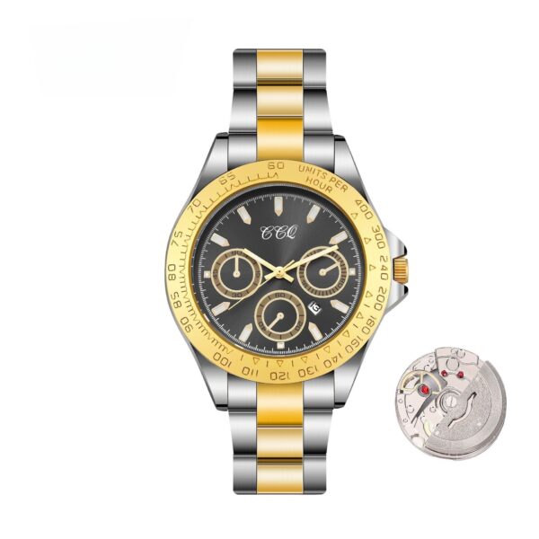 Fashion Gradually Gold Steel Watch - Image 4