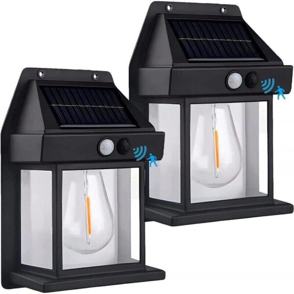 Solar Power PIR Motion Sensor Wall Lights LED Outdoor Garden Security Lamp UK - Image 7