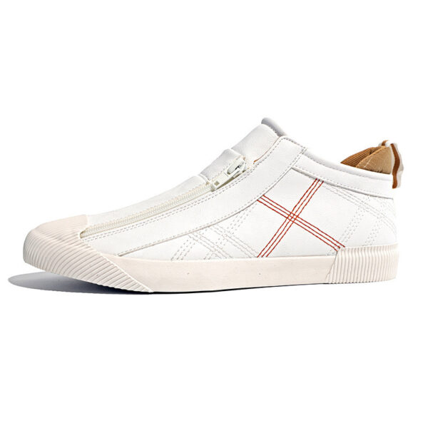 Leather Shoes Breathable Casual Fashion Low-top Sneakers - Image 4