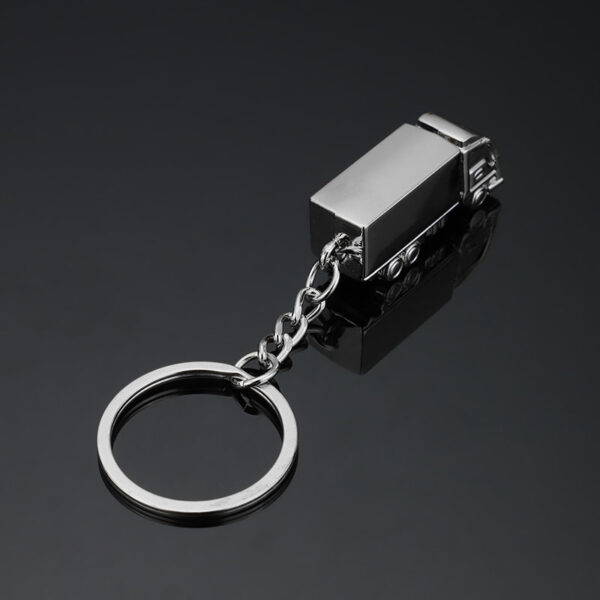 Creative Three-dimensional Truck Model Metal Keychains Car Advertising Pendant Accessories - Image 5