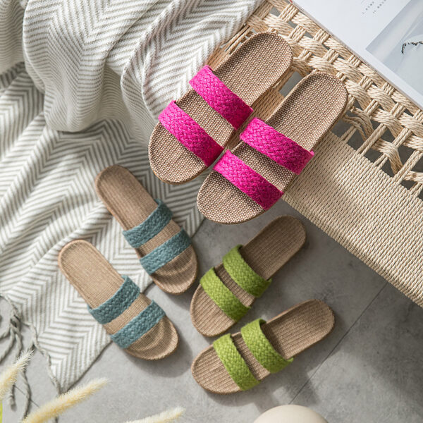 Women's Indoor Floor Platform Non-slip Flip-flops Household Slippers - Image 10