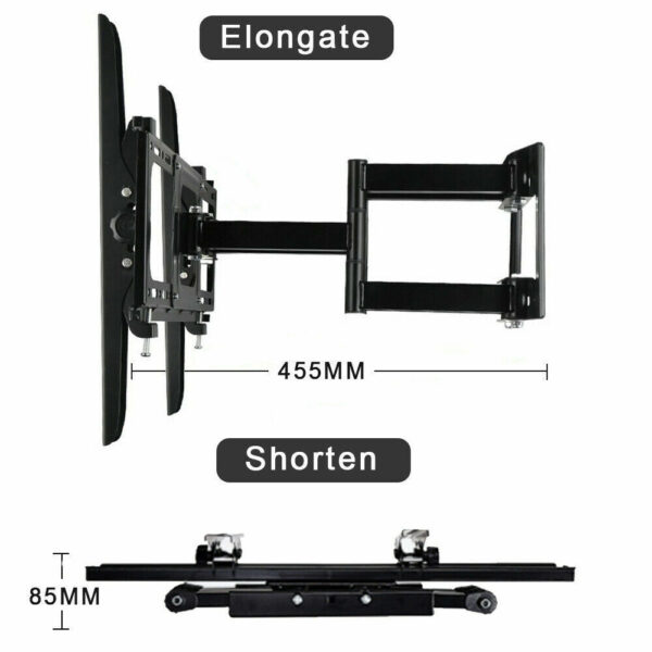 TV Wall Bracket Mount Tilt Swivel LG  32 40 43 50 55 65 70 Inch - Image 4