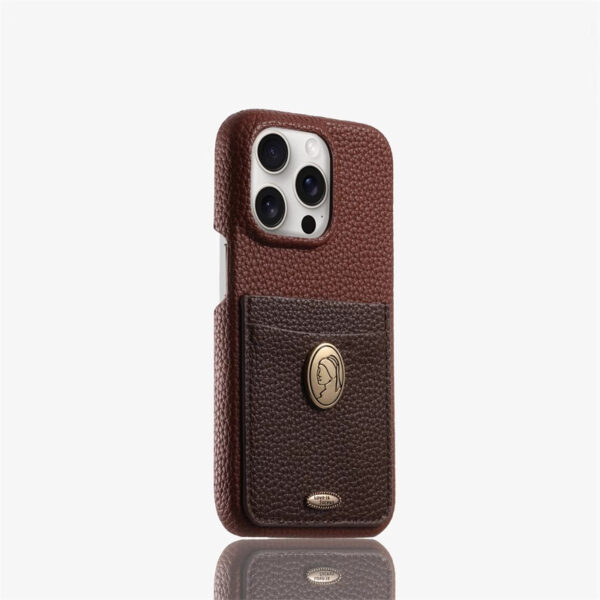 Deep Brown Bottom Phone Case With Silicone Anti Drop All Inclusive - Image 4