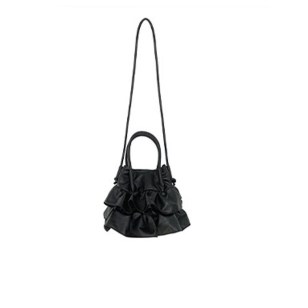 Ruffled Portable Simplicity Commute Leisure Shoulder Bag - Image 5