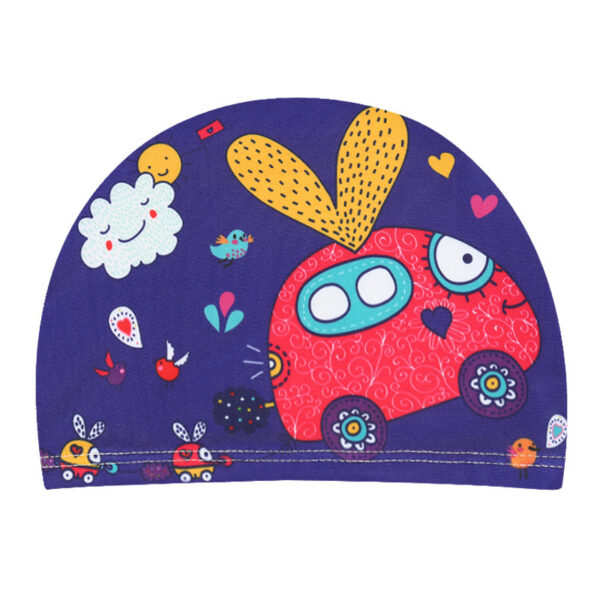 Children's Swimming Hat Printed Cartoon Comfortable Swimming Cloth Hat - Image 2