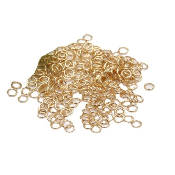 14K Pack Broken Ring Color Retention Diy Ornament - Image 3