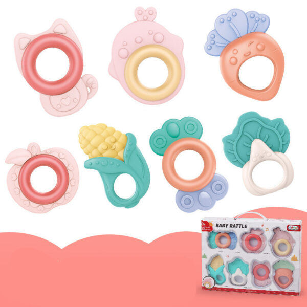 Baby Rattle Plastic Toy Gift Box Set - Image 4