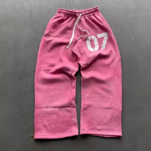 07 Street Trend Loose Sweater Suit - Image 3