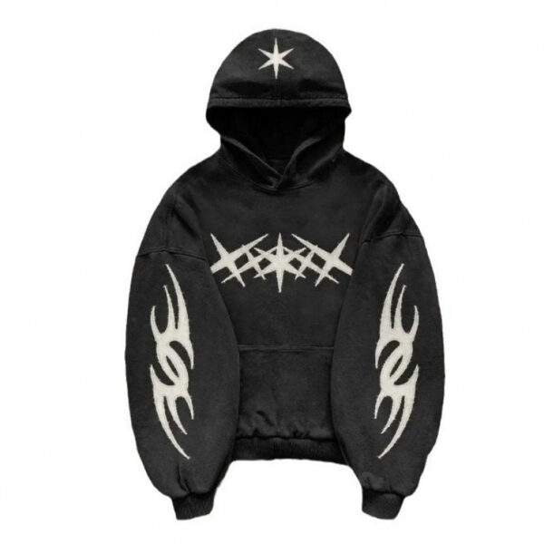 Fashionable Autumn Printed Pullover Hoodie - Image 2