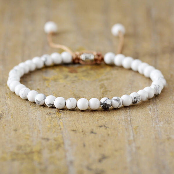 Simple Natural Stone Beaded Bracelet - Image 6