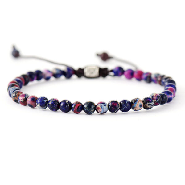 Simple Natural Stone Beaded Bracelet - Image 2
